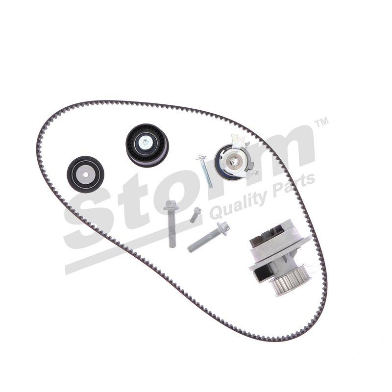 Pompe à eau + kit de courroie crantée STORM QUALITY PARTS 904388KP