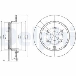Disque de frein DELPHI BG4064C