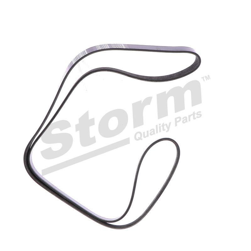 Courroie trapézoïdale à nervures STORM QUALITY PARTS STO6PK1708