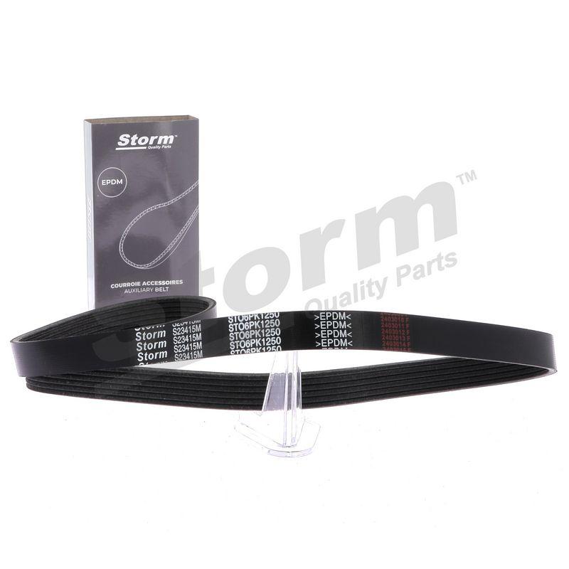 Courroie trapézoïdale à nervures STORM QUALITY PARTS STO6PK1250
