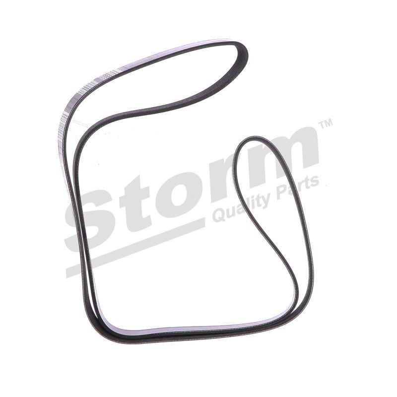 Courroie trapézoïdale à nervures STORM QUALITY PARTS STO6PK1775