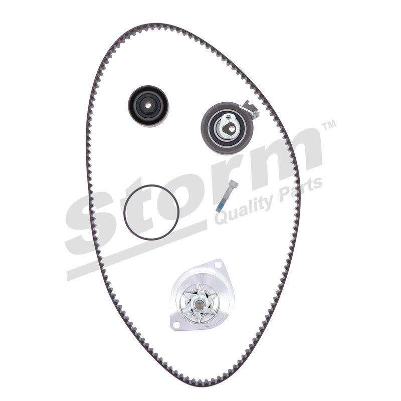 Pompe à eau + kit de courroie crantée STORM QUALITY PARTS 904470KP