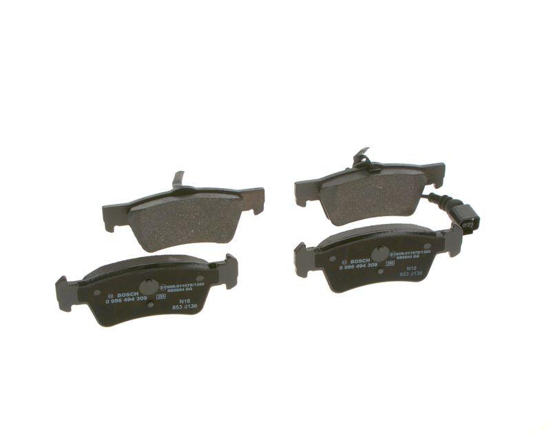 Kit de plaquettes de frein, frein à disque BOSCH 0 986 494 309