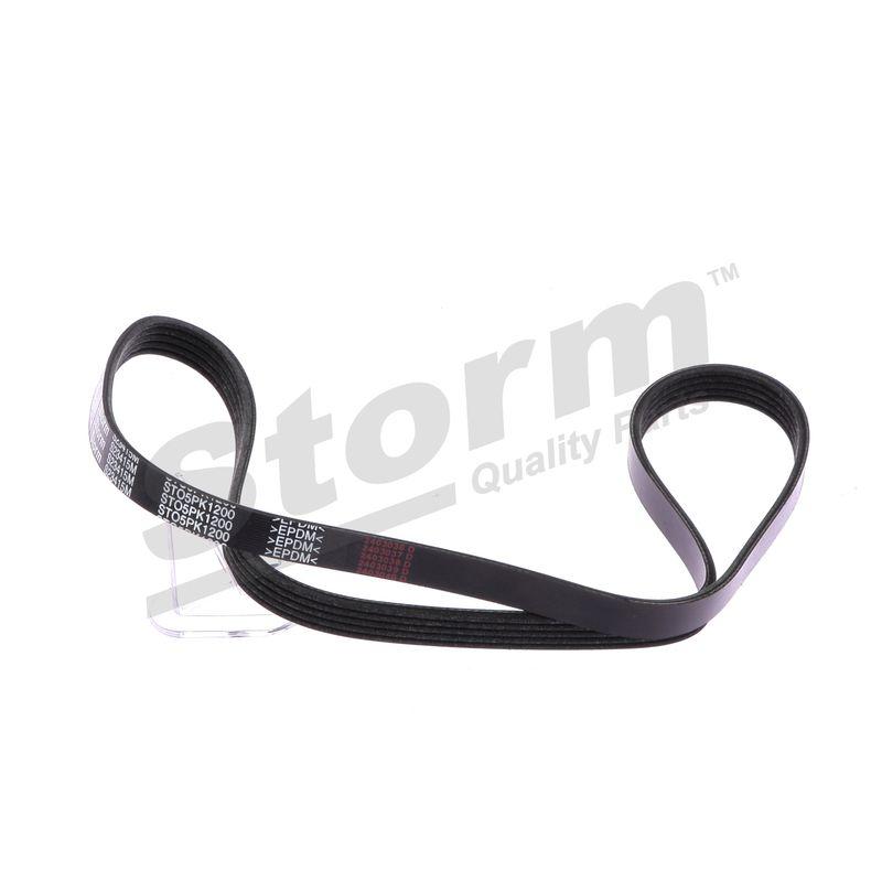 Courroie trapézoïdale à nervures STORM QUALITY PARTS STO5PK1200