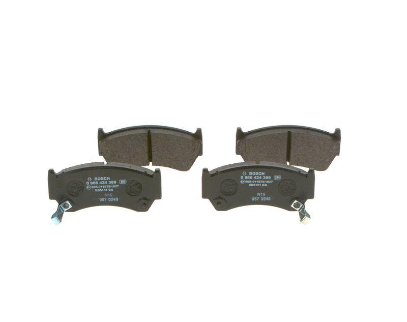 Kit de plaquettes de frein, frein à disque BOSCH 0 986 424 369