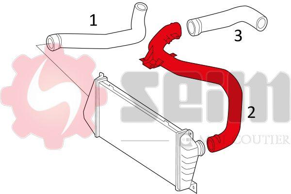 Gaine de suralimentation SEIM 981408