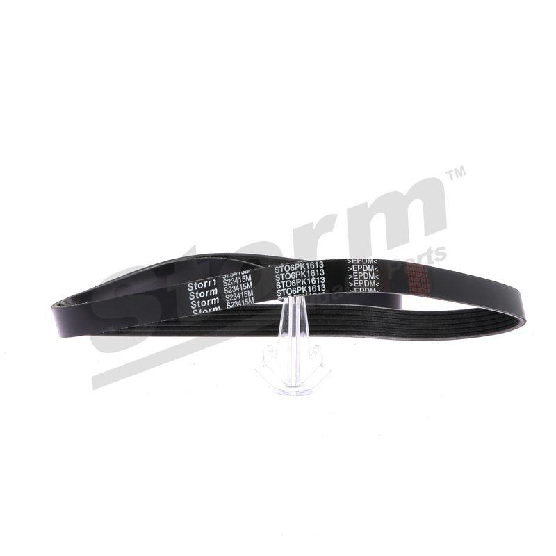 Courroie trapézoïdale à nervures STORM QUALITY PARTS STO6PK1613