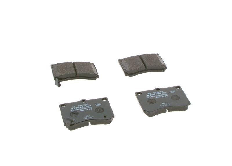Kit de plaquettes de frein, frein à disque BOSCH 0 986 460 974