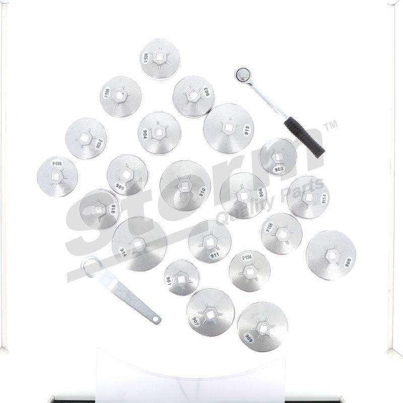 Kit clé coiffe pour filtre à huile STORM QUALITY PARTS 555509