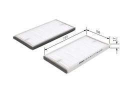 Filtre, air de l'habitacle BOSCH 1987432156