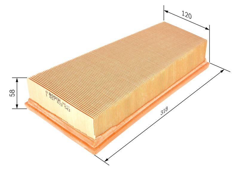 Filtre à air BOSCH 1457433543