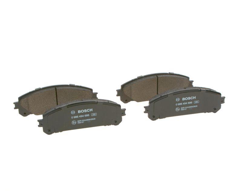 Kit de plaquettes de frein, frein à disque BOSCH 0 986 494 686