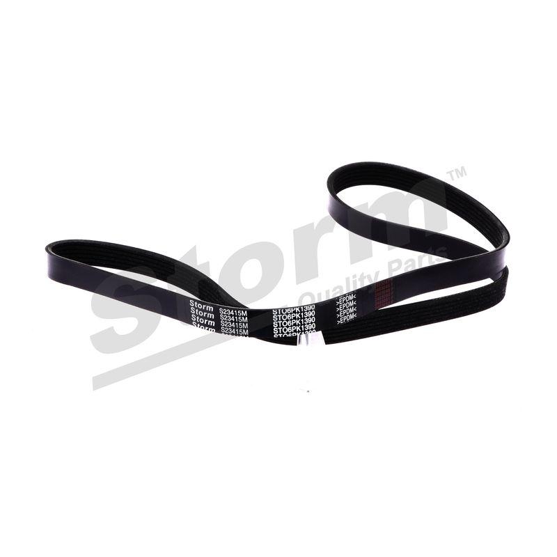 Courroie trapézoïdale à nervures STORM QUALITY PARTS STO6PK1390