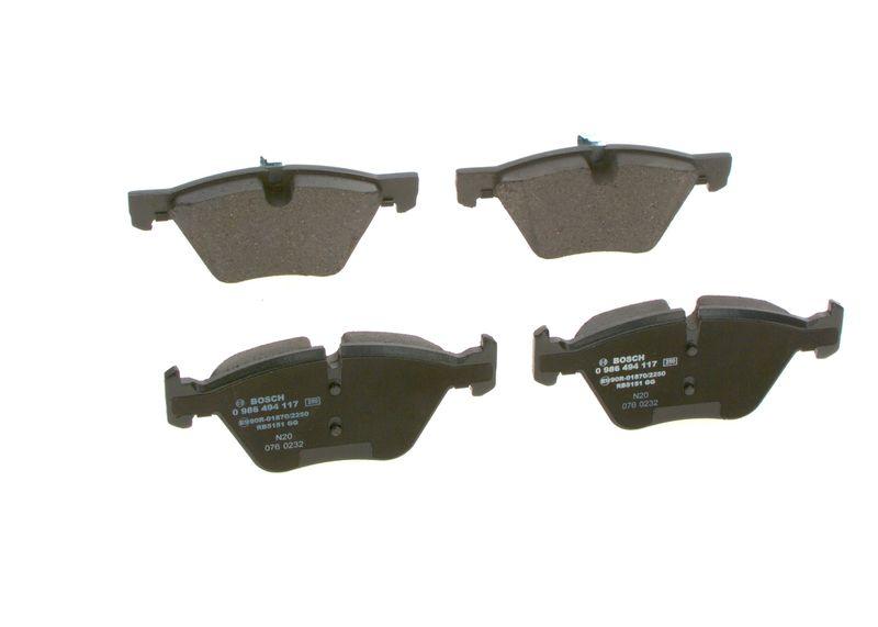Kit de plaquettes de frein, frein à disque BOSCH 0 986 494 117