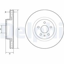 Disque de frein DELPHI BG9220C