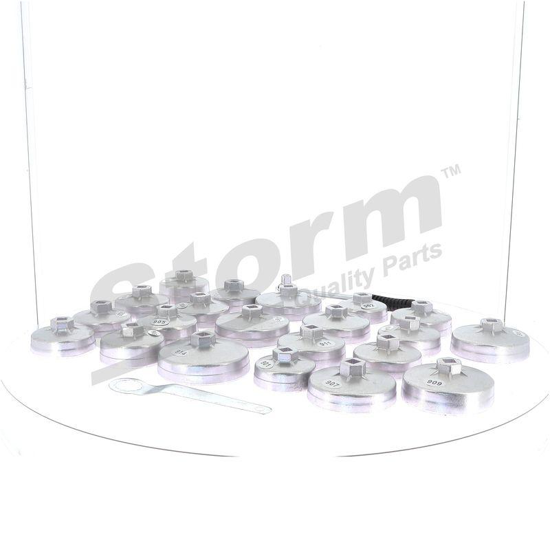 Kit clé coiffe pour filtre à huile STORM QUALITY PARTS 555509
