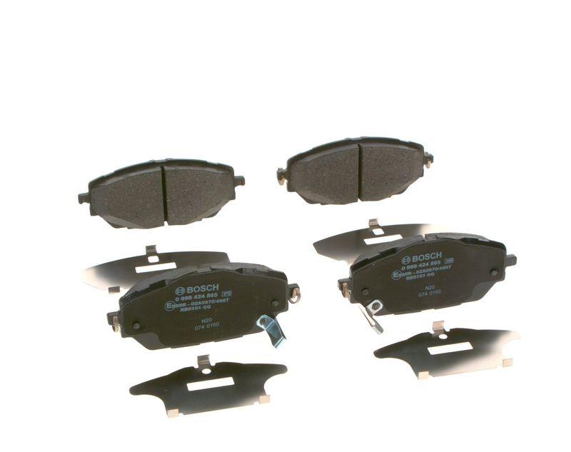 Kit de plaquettes de frein, frein à disque BOSCH 0 986 424 865
