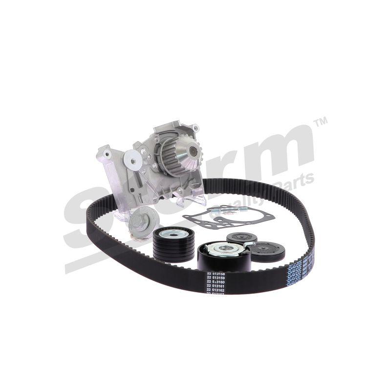 Pompe à eau + kit de courroie crantée STORM QUALITY PARTS 5550576KP
