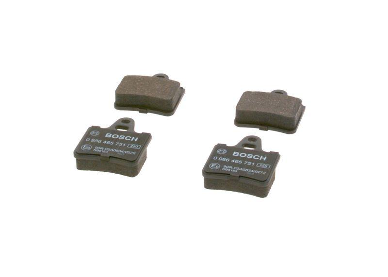 Kit de plaquettes de frein, frein à disque BOSCH 0 986 465 751