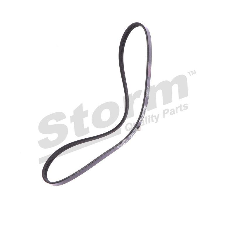 Courroie trapézoïdale à nervures STORM QUALITY PARTS STO4PK0855
