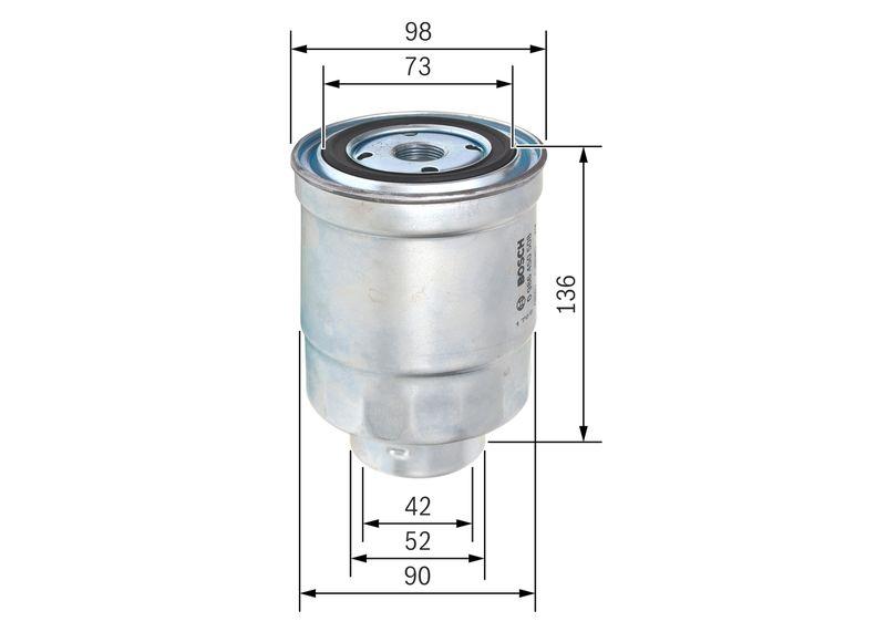 Filtre à carburant BOSCH 0986450508