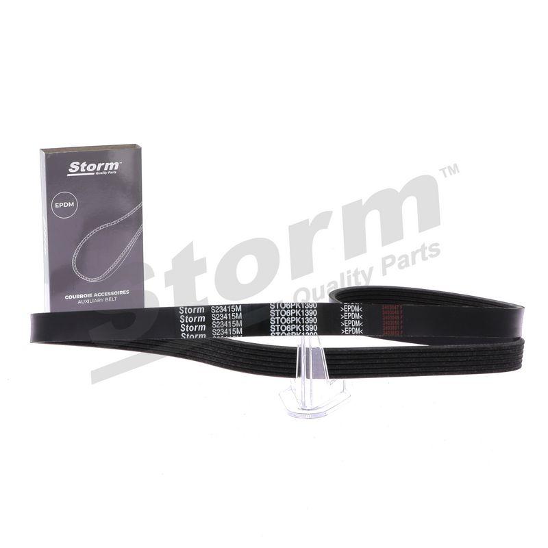 Courroie trapézoïdale à nervures STORM QUALITY PARTS STO6PK1390