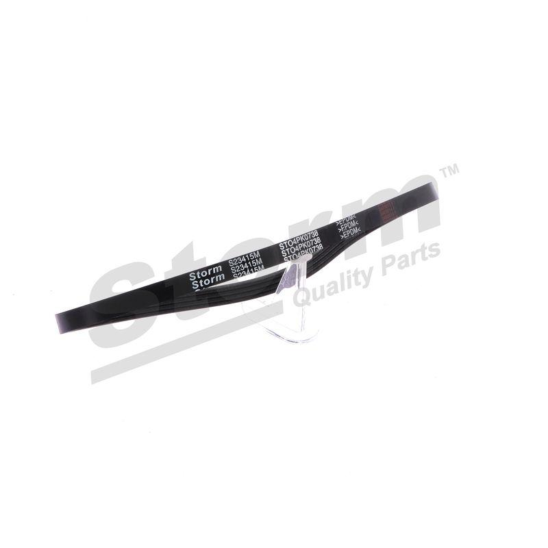 Courroie trapézoïdale à nervures STORM QUALITY PARTS STO4PK0738
