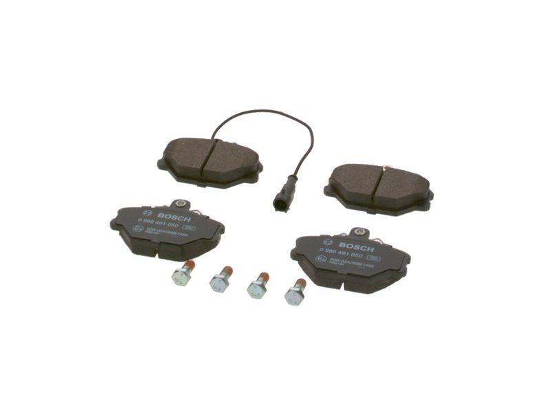 Kit de plaquettes de frein, frein à disque BOSCH 0 986 491 050