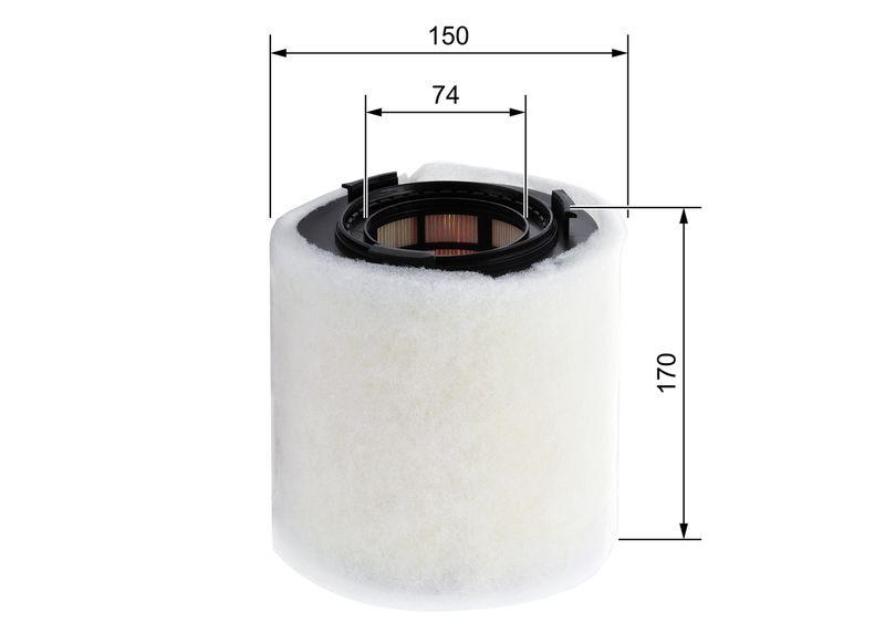 Filtre à air BOSCH F 026 400 391