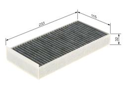 Filtre, air de l'habitacle BOSCH 1 987 435 582