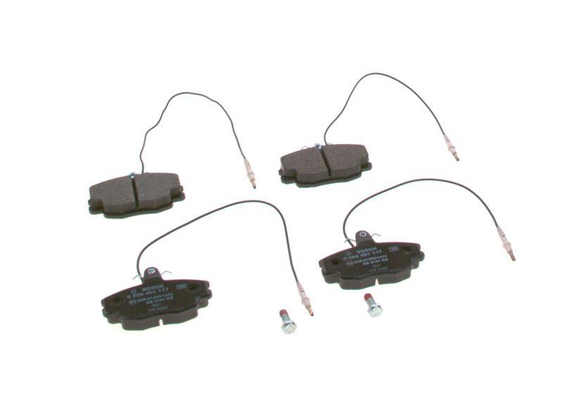 Kit de plaquettes de frein, frein à disque BOSCH 0 986 461 117