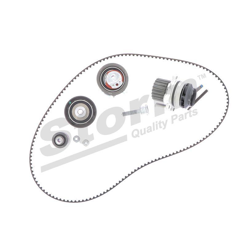 Pompe à eau + kit de courroie crantée STORM QUALITY PARTS 5550732KP