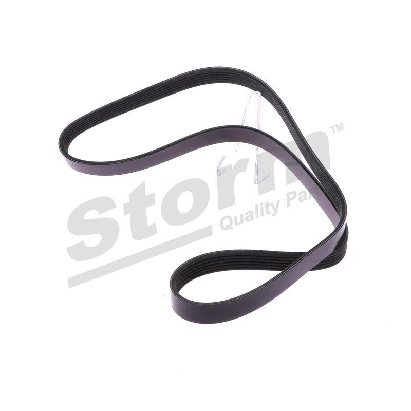 Courroie trapézoïdale à nervures STORM QUALITY PARTS STO6PK1125
