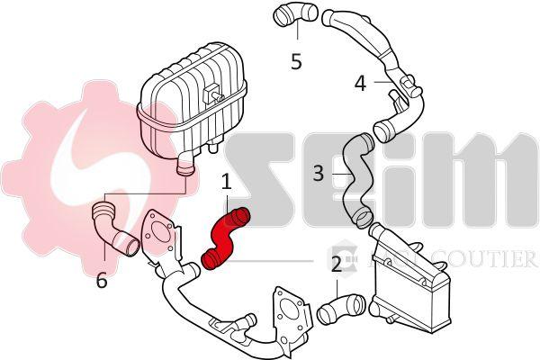 Gaine de suralimentation SEIM 981053