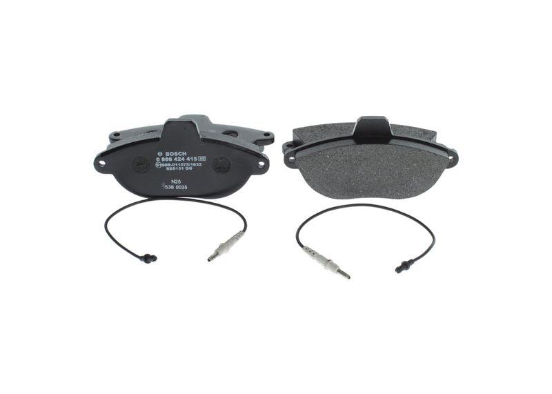 Kit de plaquettes de frein, frein à disque BOSCH 0986424415