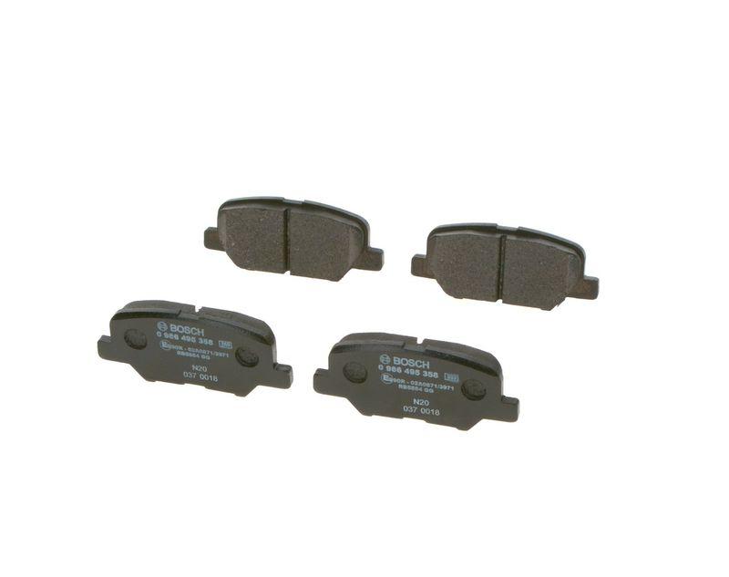 Kit de plaquettes de frein, frein à disque BOSCH 0 986 495 358