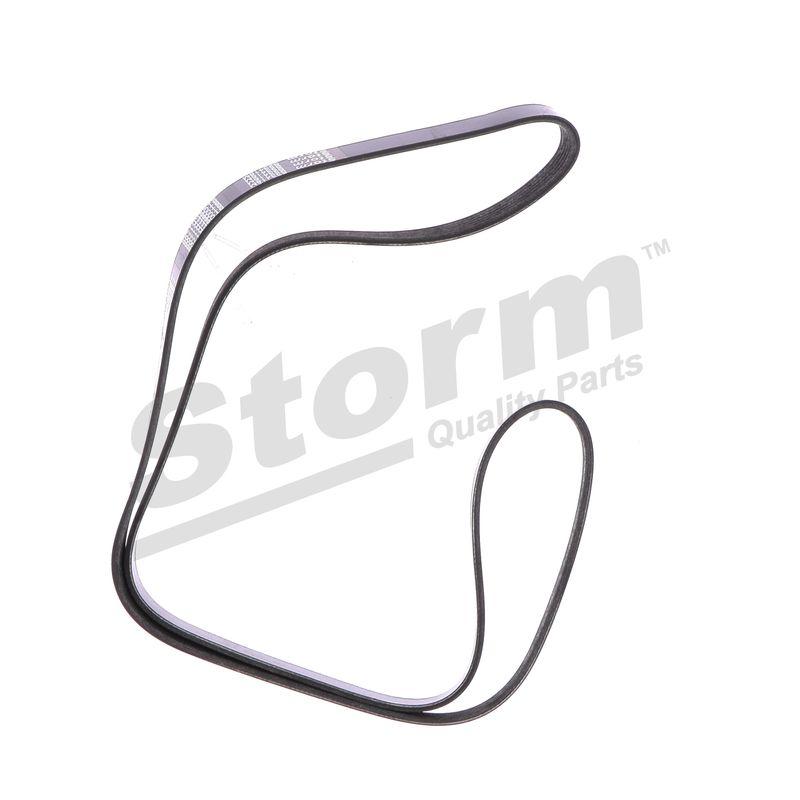 Courroie trapézoïdale à nervures STORM QUALITY PARTS STO6PK1708
