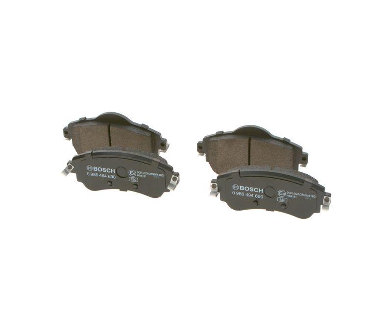 Kit de plaquettes de frein, frein à disque BOSCH 0 986 494 690