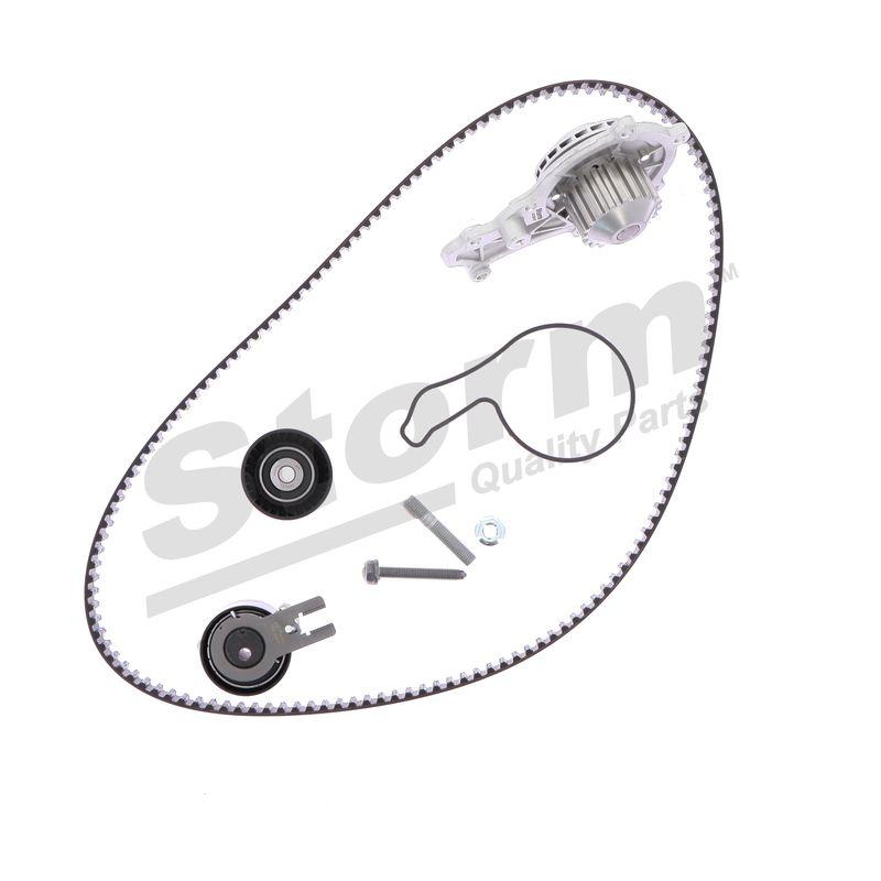 Pompe à eau + kit de courroie crantée STORM QUALITY PARTS 904487KP