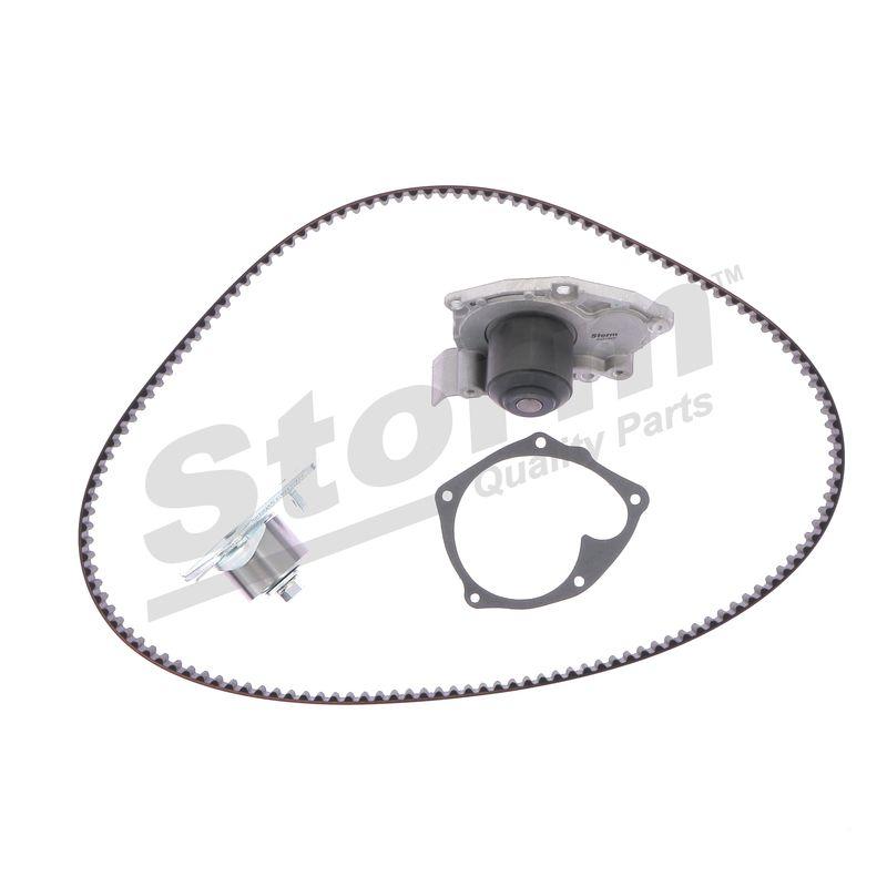 Pompe à eau + kit de courroie crantée STORM QUALITY PARTS 904509KP