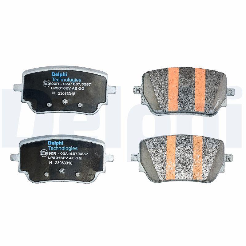 Kit de plaquettes de frein, frein à disque DELPHI LP5016EV