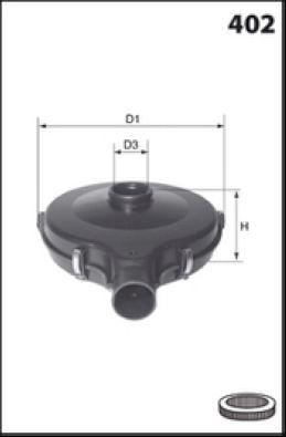 Filtre à air MECAFILTER L3411