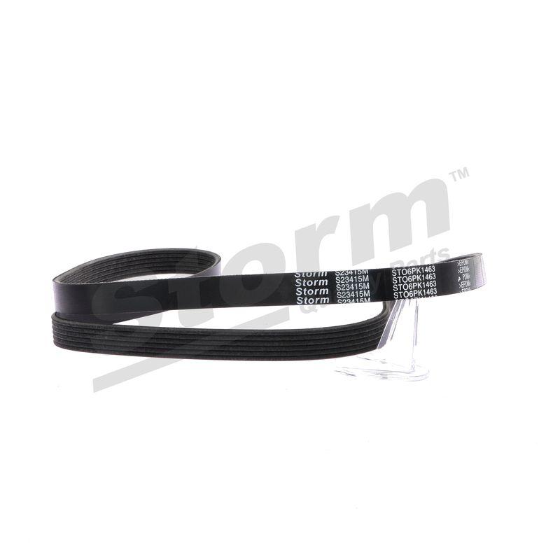 Courroie trapézoïdale à nervures STORM QUALITY PARTS STO6PK1463