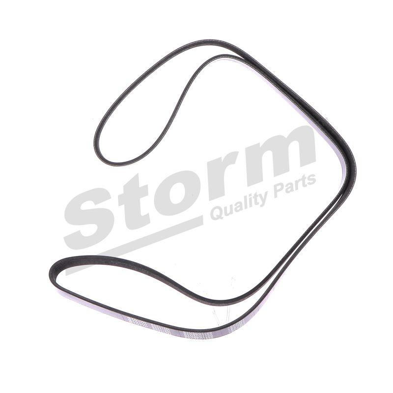 Courroie trapézoïdale à nervures STORM QUALITY PARTS STO6PK1725