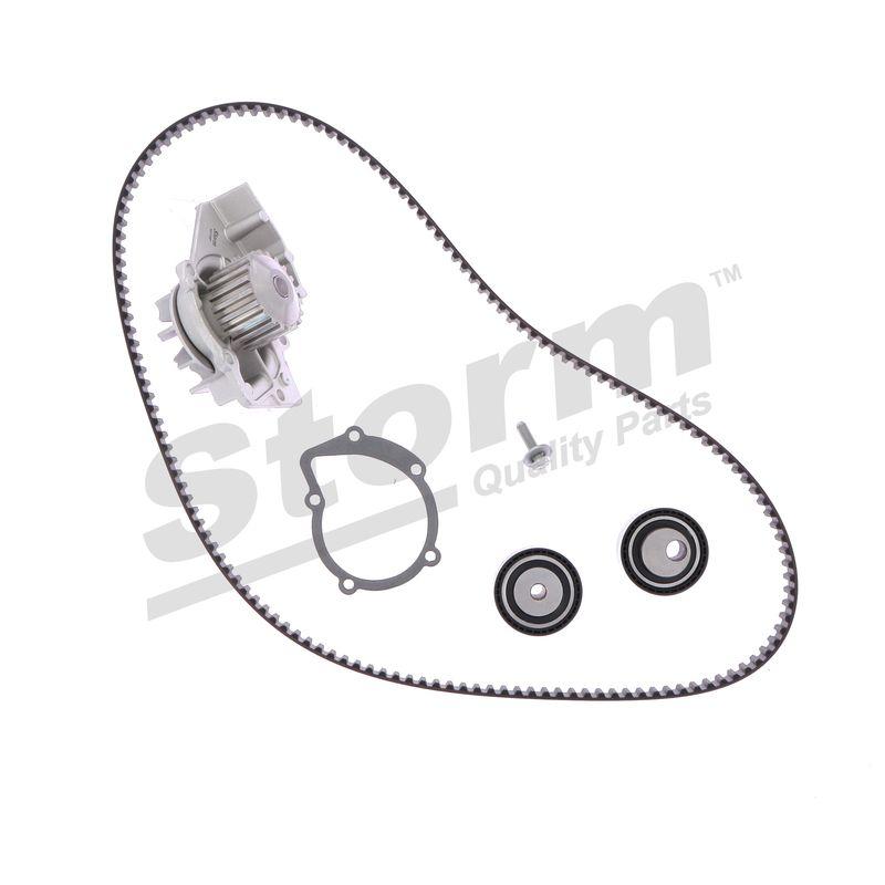 Pompe à eau + kit de courroie crantée STORM QUALITY PARTS 5550567KP