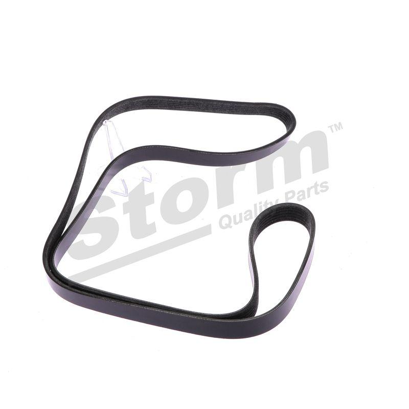 Courroie trapézoïdale à nervures STORM QUALITY PARTS STO6PK1708