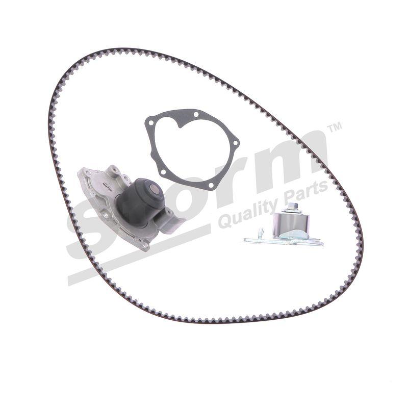 Pompe à eau + kit de courroie crantée STORM QUALITY PARTS 904509KP