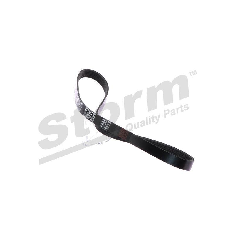 Courroie trapézoïdale à nervures STORM QUALITY PARTS STO6PK1038