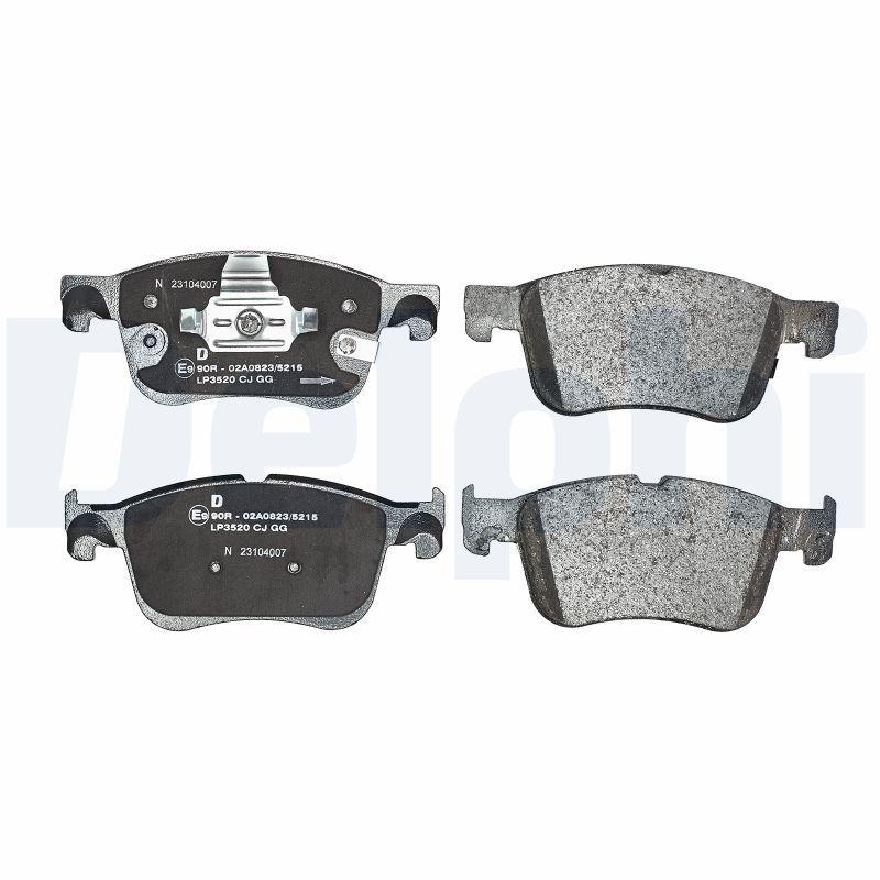 Kit de plaquettes de frein, frein à disque DELPHI LP3520