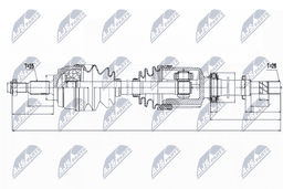 Arbre de transmission NTY NPW-RE-132